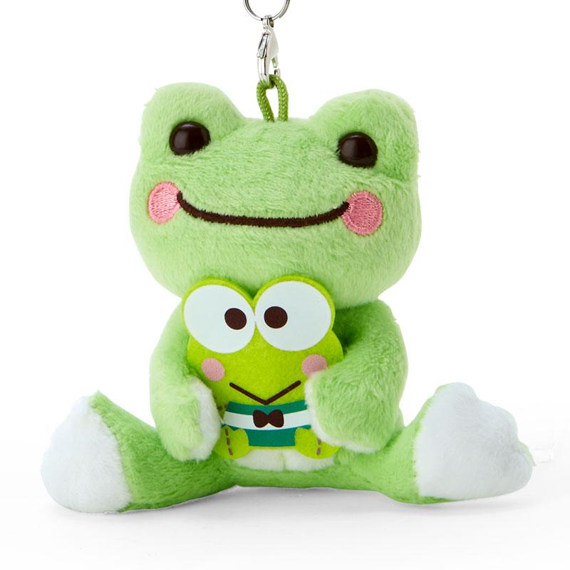 Pickles the frog Kero Kero Keroppi Plush Mascot Holder Keychain Sanrio Japan