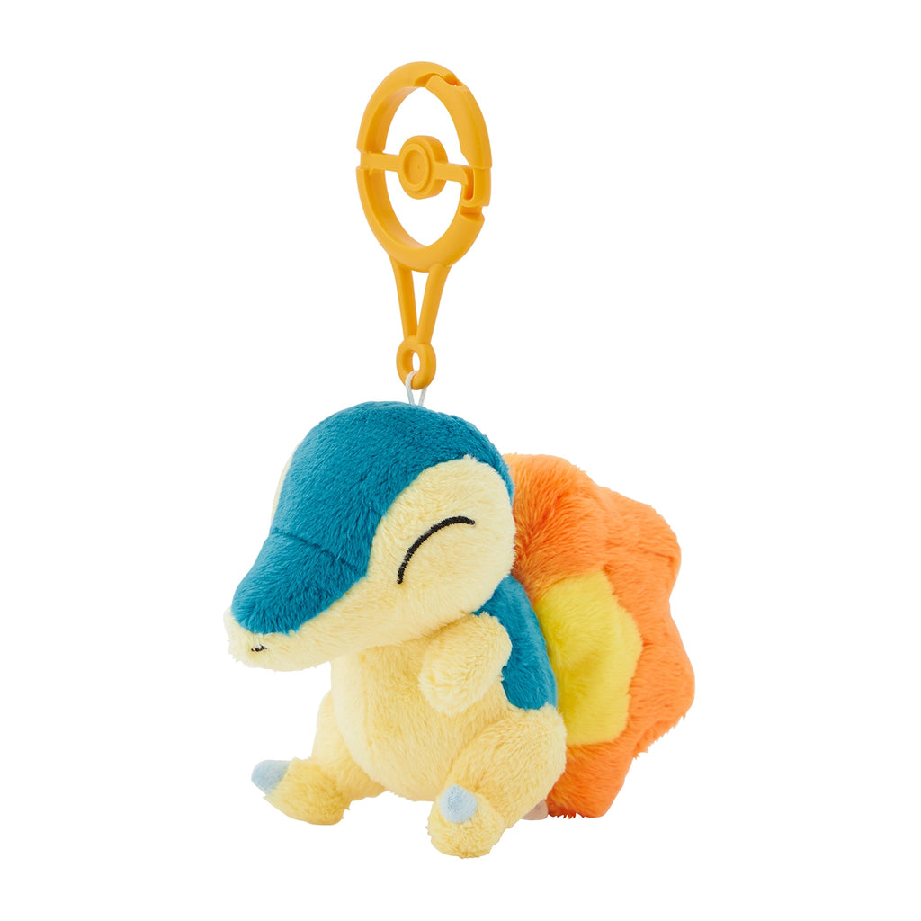 Cyndaquil Hinoarashi Plush Keychain with Carabiner Pokemon Center Japan 2024