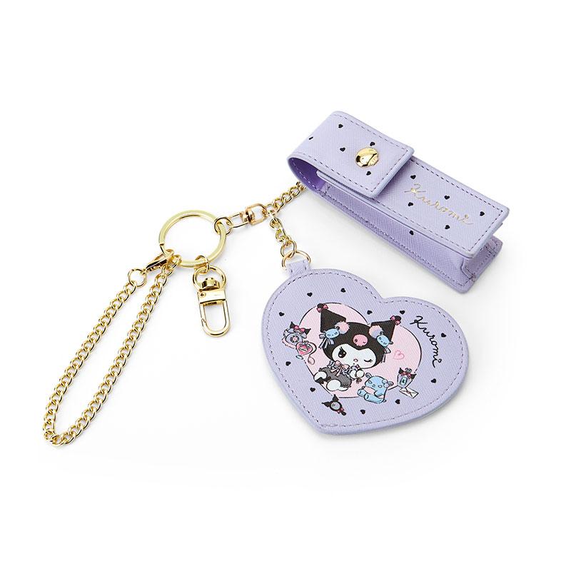 Kuromi Lip Casr Mirror Keychain Key Holder Romikyun Room Sanrio Japan 2024