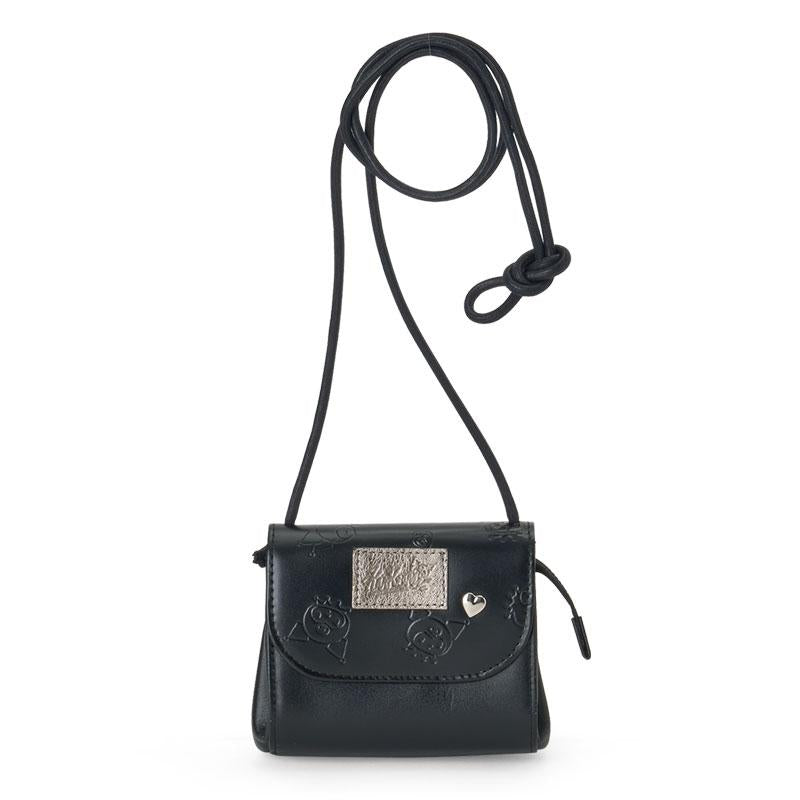 Kuromi Leather Pochette Bag Black Sanrio Japan 2025