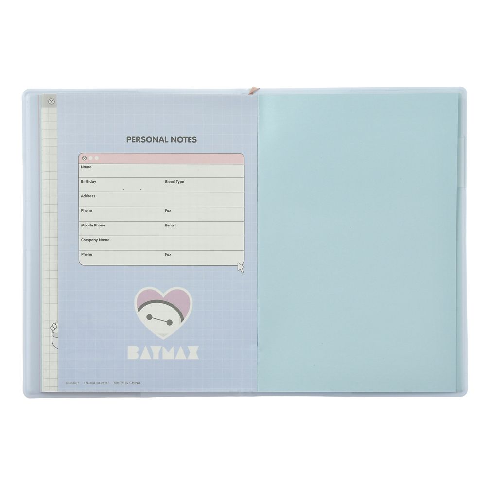 Big Hero 6 Baymax 2026 Schedule Book B6 Monthly Disney Store Japan