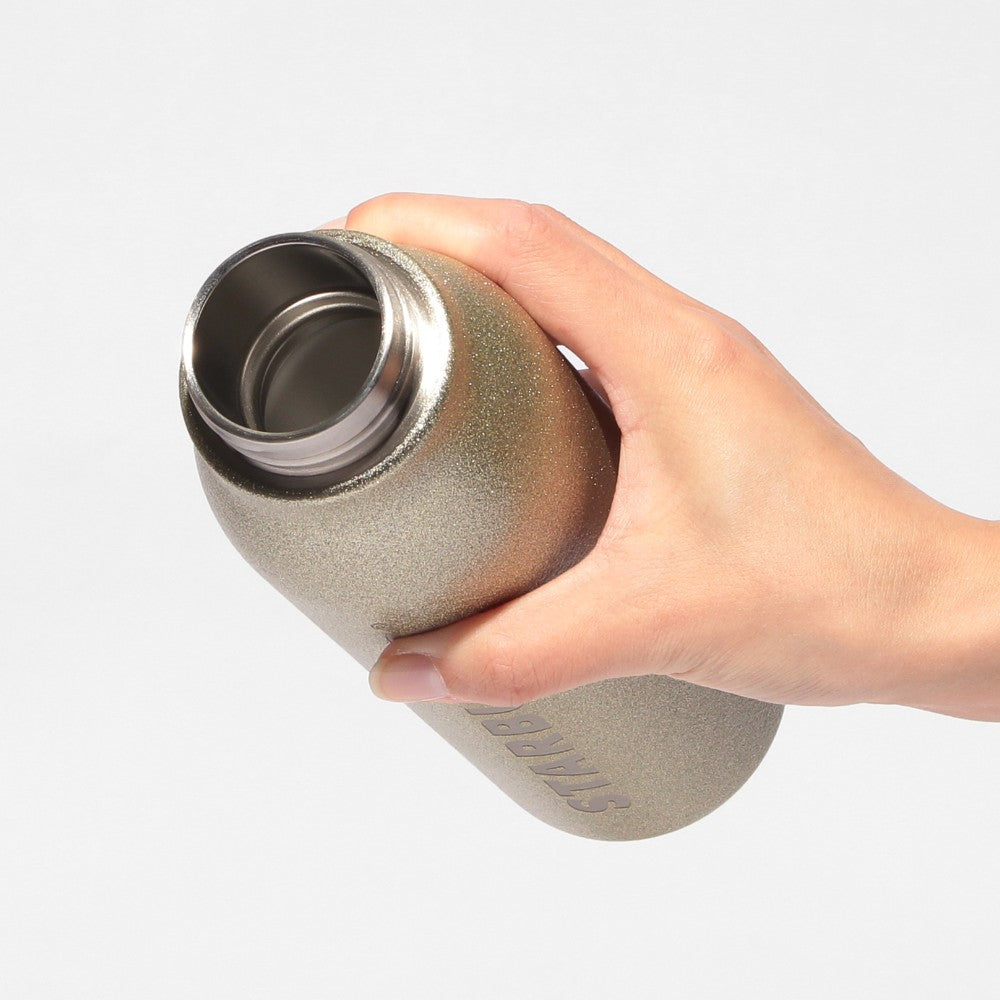 Starbucks Japan Stainless Bottle Glitter Champagne Gold 444ml Christmas 2025