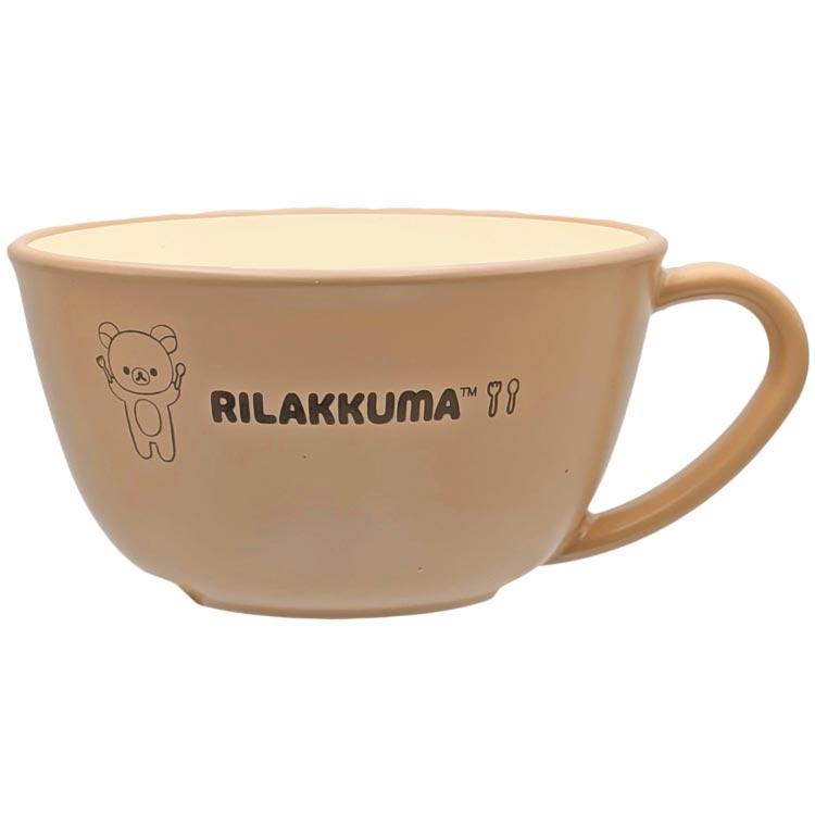 rakuma1商品 Rilakkuma Soup Mug Cup Beige San-X Japan 2025 – VeryGoods.JP
