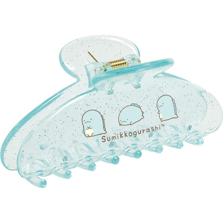 Sumikko Gurashi Tokage Lizard Vance Hair Clip Glitter Blue San-X Japan 2025