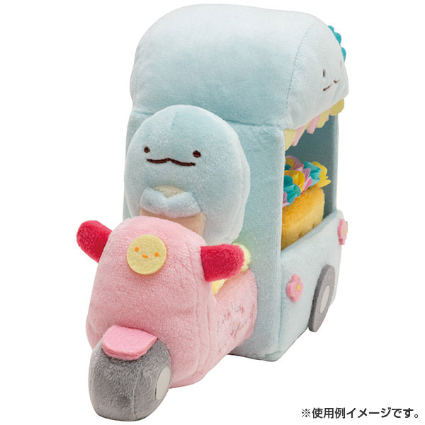 Sumikko Gurashi Scene Plush Doll Flower Wagon San-X Japan