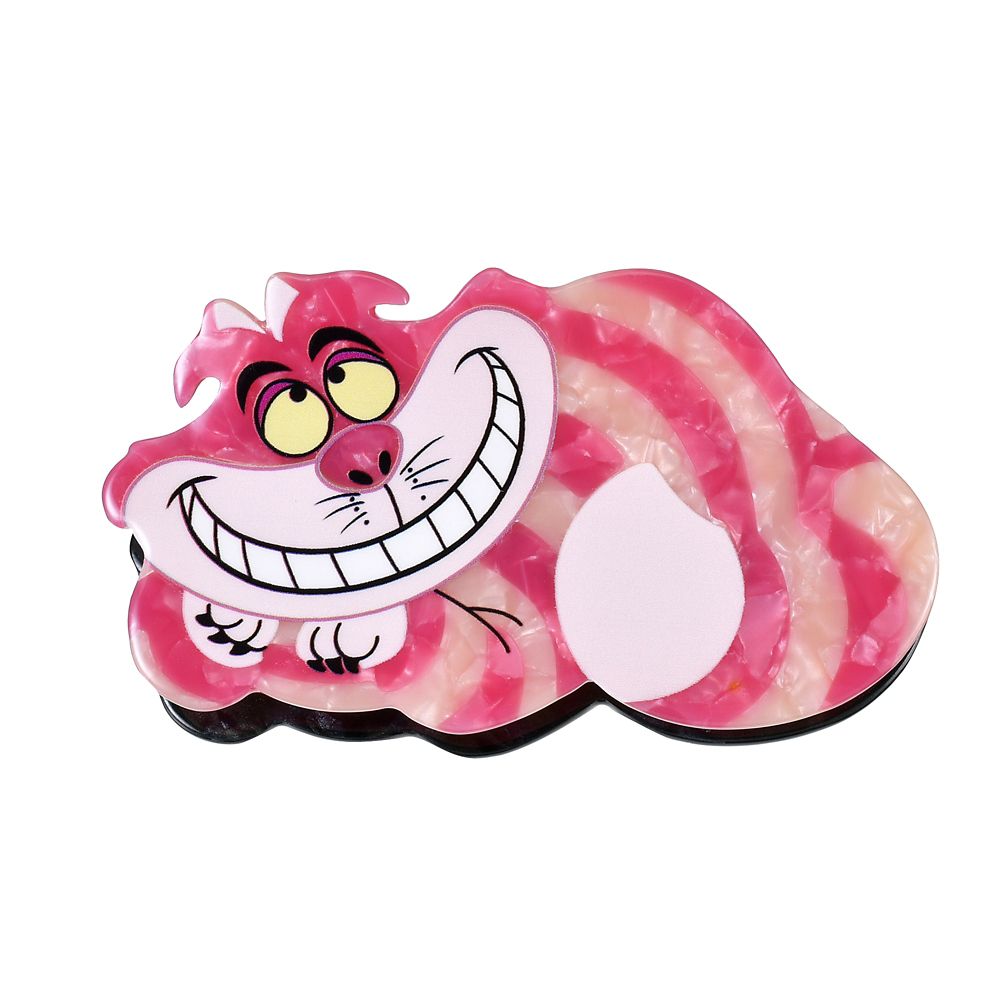 Cheshire Cat Phosphorescent Plush Hair Clip Disney Store Japan Alice Wonderland