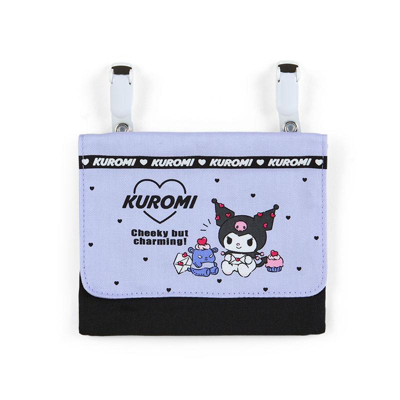 Kuromi Kids Pocket Pouch Purple Sanrio Japan