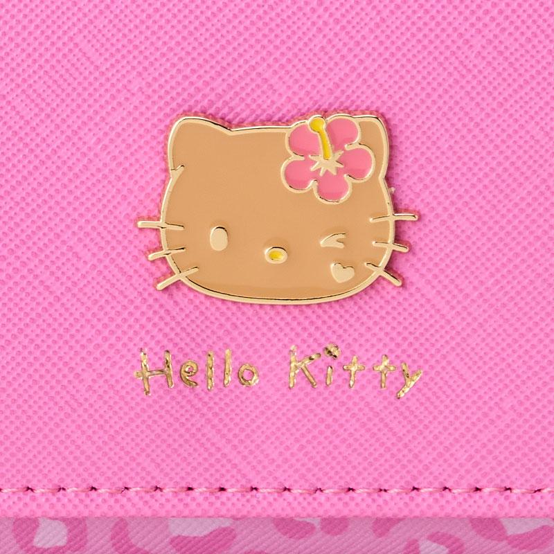 Hello Kitty Sunburn Clasp Trifold Wallet Pink Sanrio Japan 2025