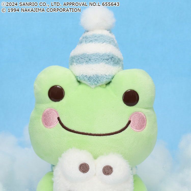 Pickles the Frog Kero Kero keroppi Plush Doll S Snowman Japan 2024