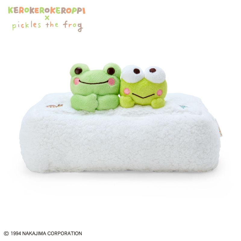 Kero Kero Keroppi Tissue Box Cover Pickles the frog Sanrio Japan 2024