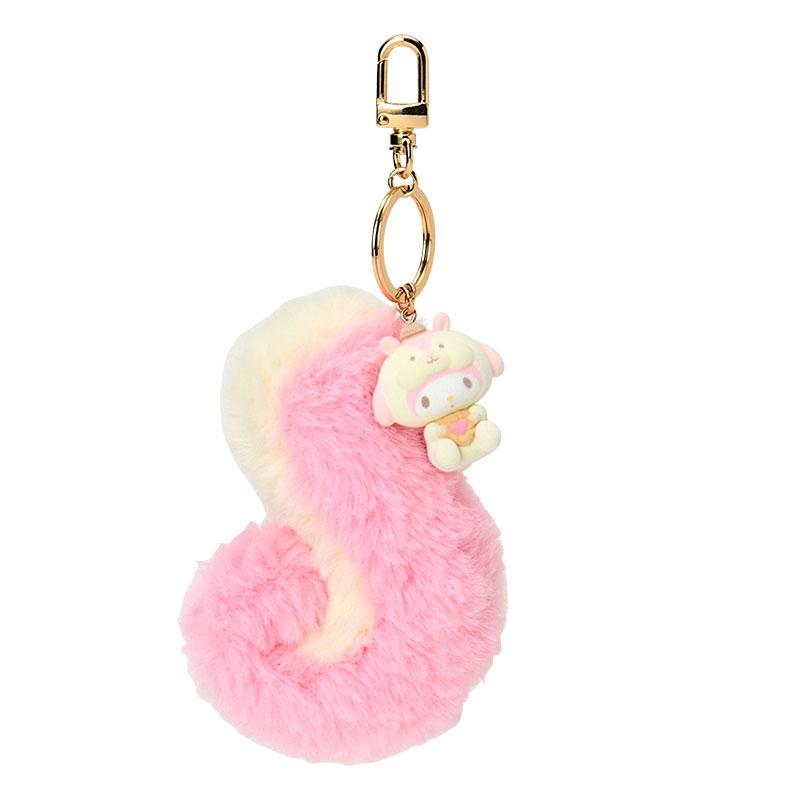 My Melody Keychain Key Holder Tail Fluffy Squirrel Sanrio Japan 2025