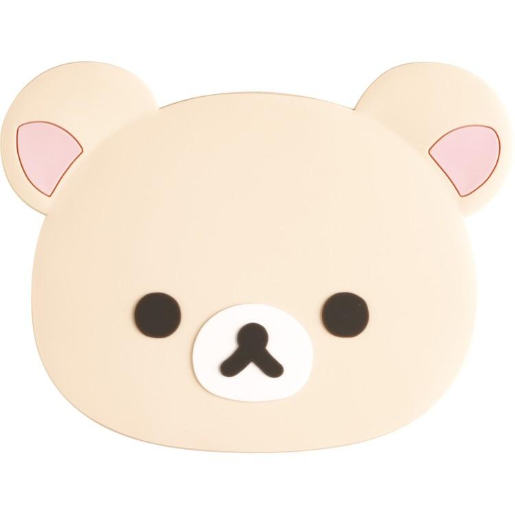 Korilakkuma Mirror Face Die-cut BASIC RILAKKUMA Flower San-X Japan 2025