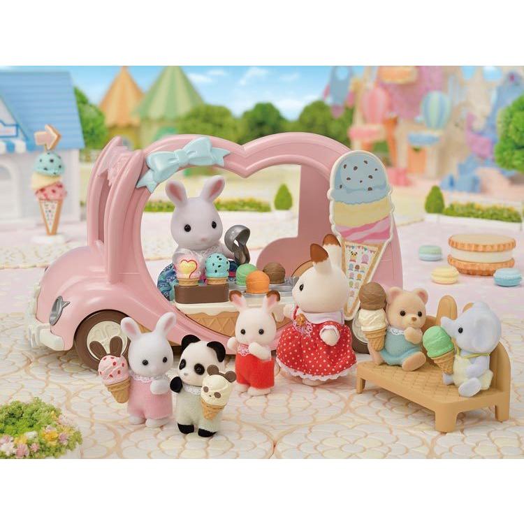 Sylvanian Families Happy Ice Cream Wagon MI-89 EPOCH Japan