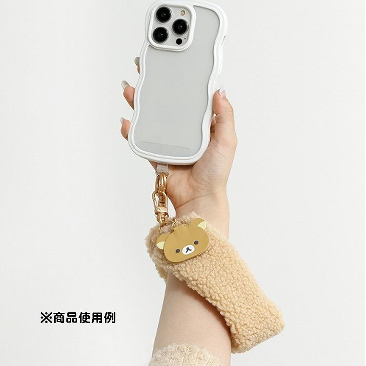 BASIC RILAKKUMA BOA Smartphone Strap Brown San-X Japan 2025