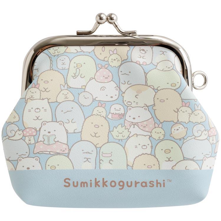 Sumikko Gurashi Clasp Coin Case Pouch Blue San-X Japan 2025