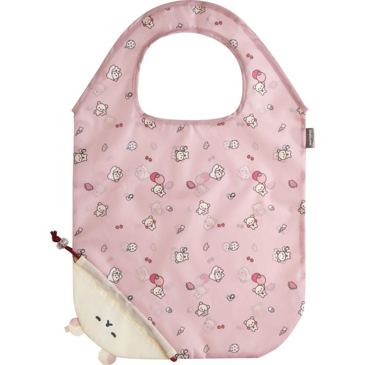 Korilakkuma Eco Shopping Tote Bag ecoron Pink San-X Japan 2025 Rilakkuma