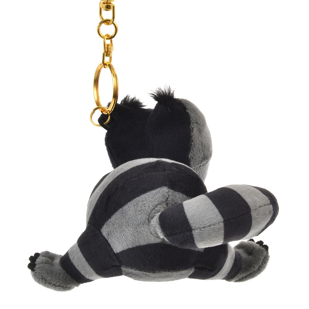 Cheshire Cat Plush Keychain Phosphorescent Black Disney Store Japan Alice