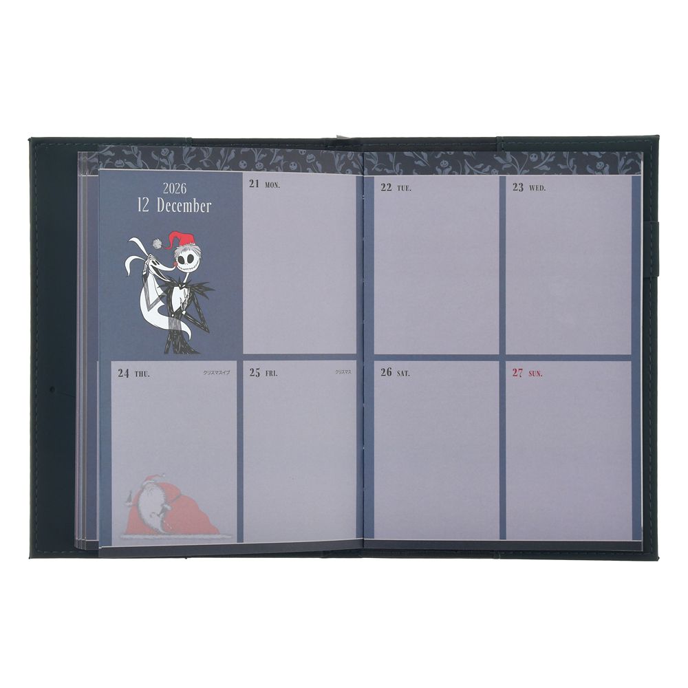 Nightmare Before Christmas 2026 Schedule Book B6 Weekly Disney Store Japan
