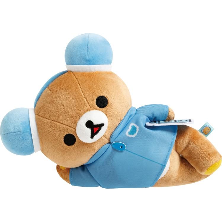 Gaming Rilakkuma Plush Doll Blue San-X Japan 2025