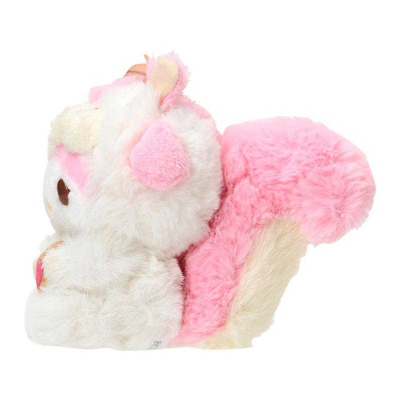 My Melody Plush Mascot Holder Keychain Fluffy Squirrel Sanrio Japan 2025