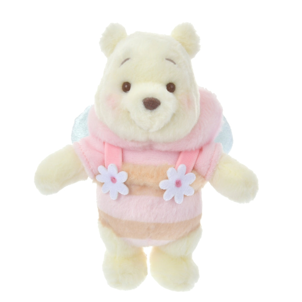 Winnie the Pooh Plush Keychain Pink HONEY DAY Disney Store Japan 2024