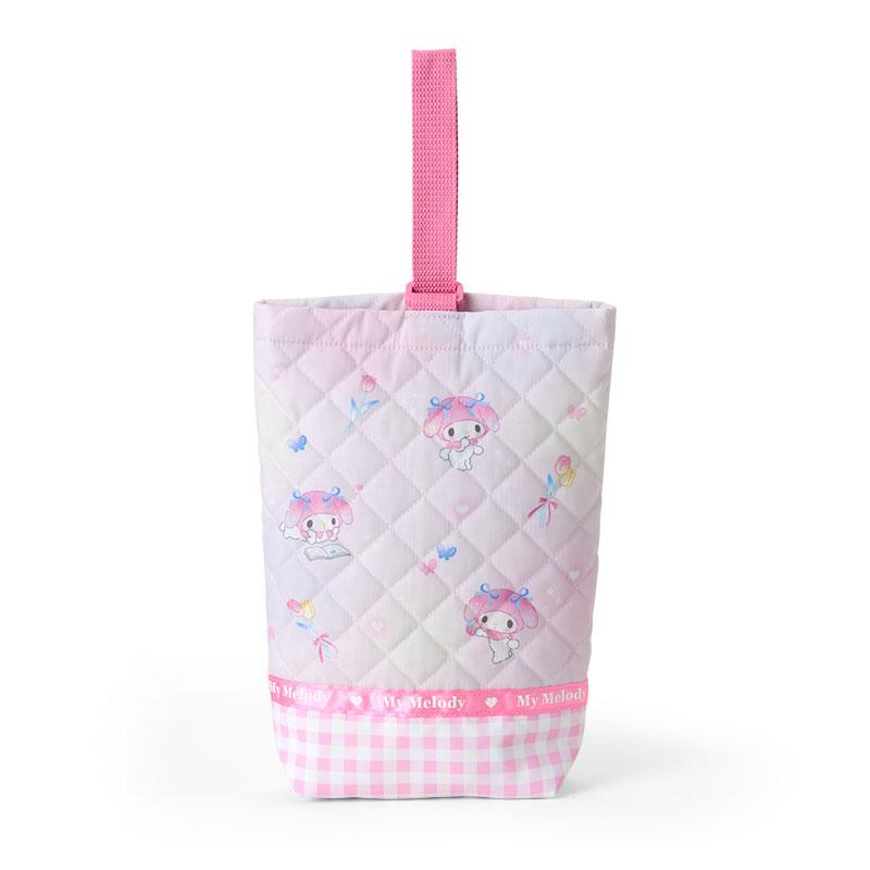 My Melody Kids Quilting Shoes Bag Pink Sanrio Japan