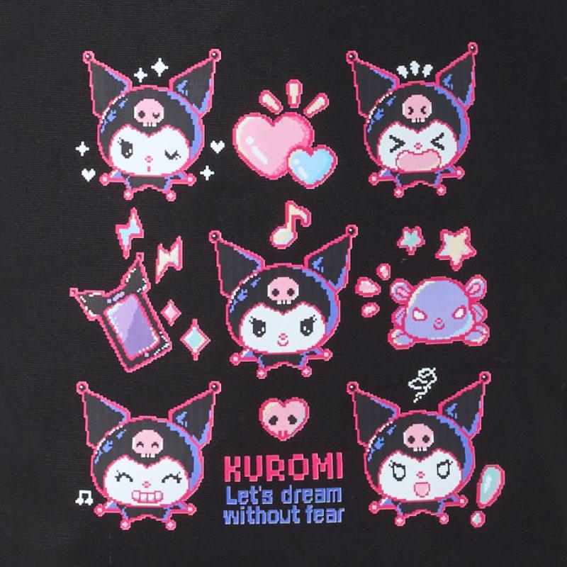 Kuromi Tote Bag Black Sanrio Japan 2024