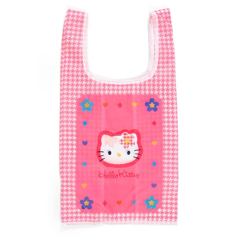 Hello Kitty Eco Shopping Tote Bag Plush Pouch Flower Sanrio Japan 2024