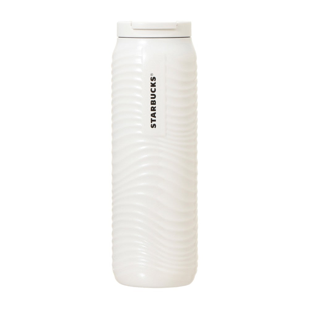 Starbucks Japan Can-shaped Stainless Bottle Pearl White 473ml Tumbler