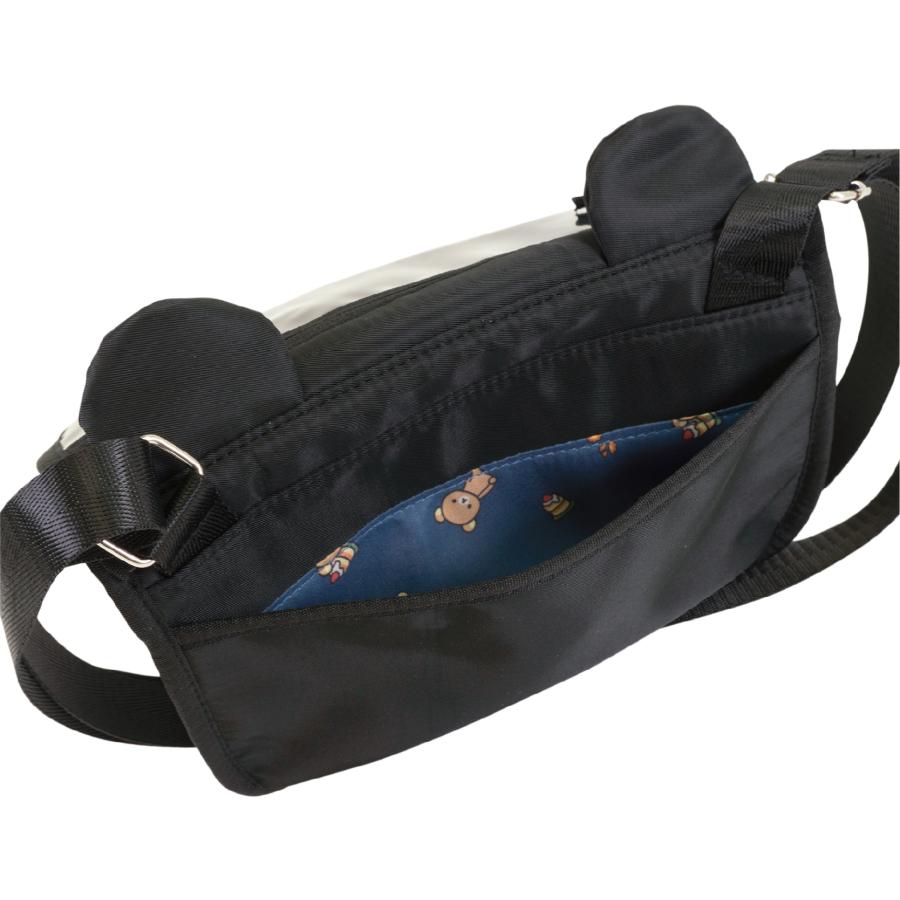 Rilakkuma Flap mini Shoulder Pouch Black San-X Japan 2025 Shop Limit