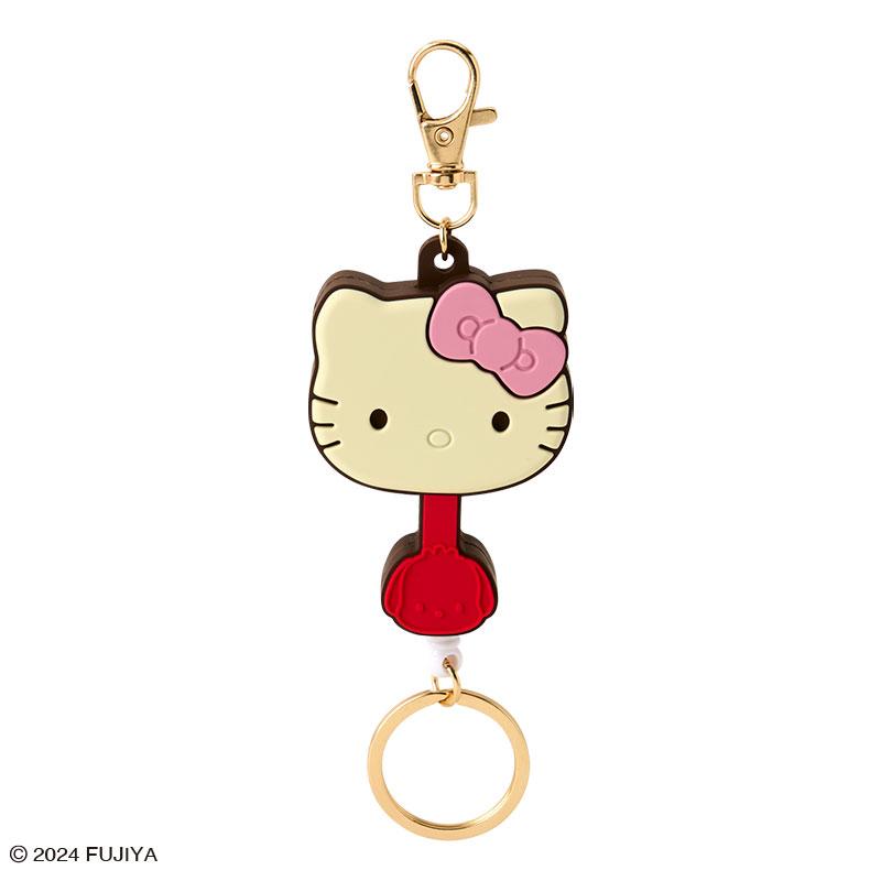 Hello Kitty Rubber Keychain Key Holder Sanrio Characters Chocolate Japan