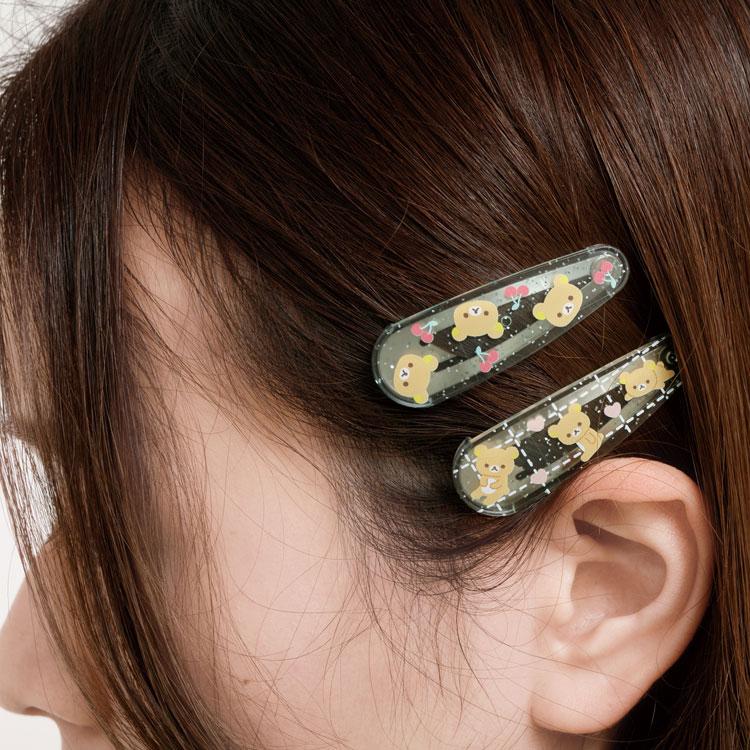Rilakkuma Hair Clip Glitter San-X Japan 2025