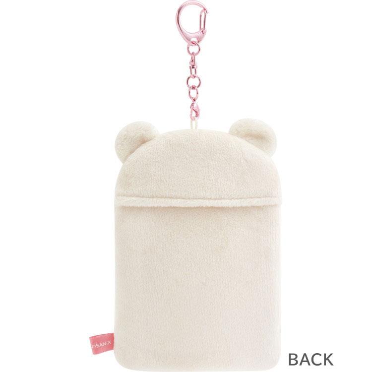 Korilakkuma Plush Photo Key Holder White San-X Japan 2025 Rilakkuma