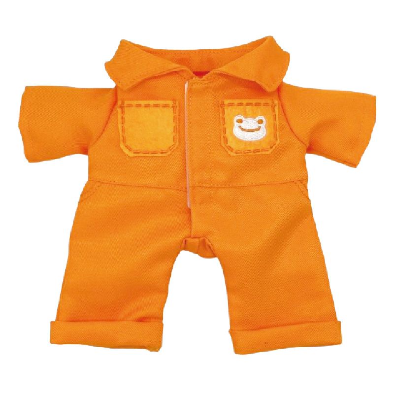 Pickles the Frog Costume for Bean Doll Plush Overalls Orange Japan 2024