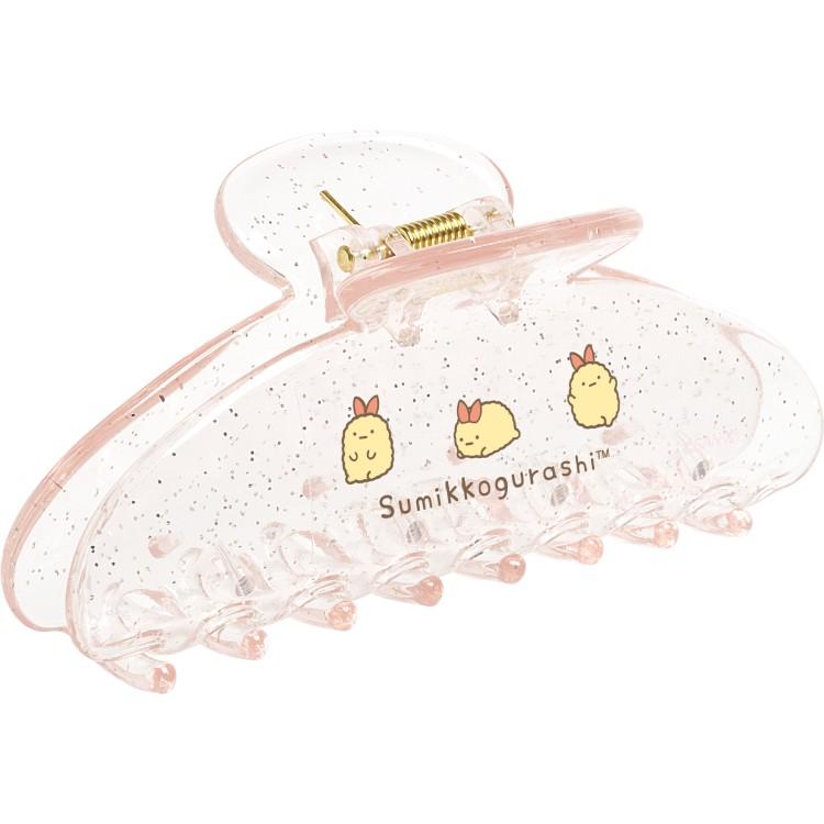 Sumikko Gurashi Fried Shrimp Tail Vance Hair Clip Glitter Pink San-X Japan 2025
