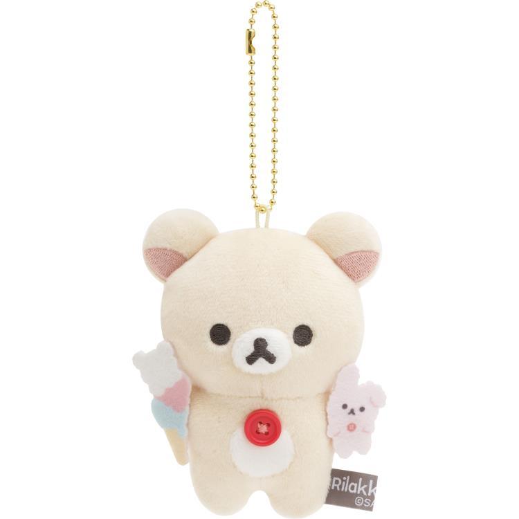 Korilakkuma Plush Keychain BASIC RILAKKUMA Favorite Things San-X Japan 2024