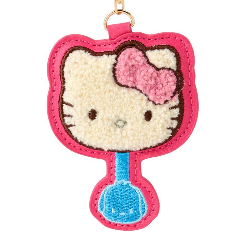 Hello Kitty Keychain Key Holder Sanrio Chocolate Sagara Embroidery Japan