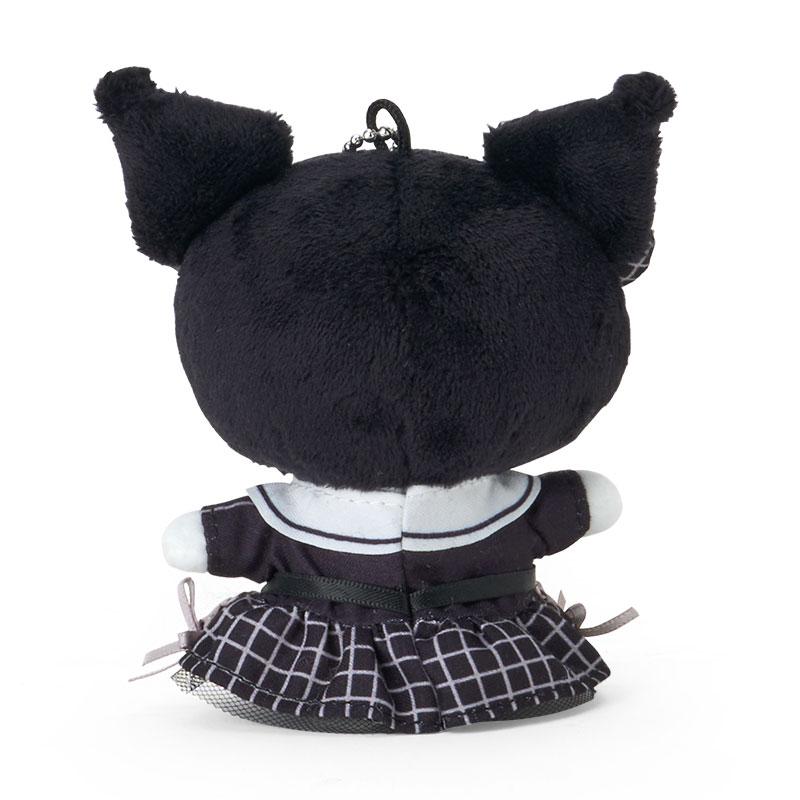 Kuromi Plush Mascot Holder Keychain Monotone Sanrio Japan 2025