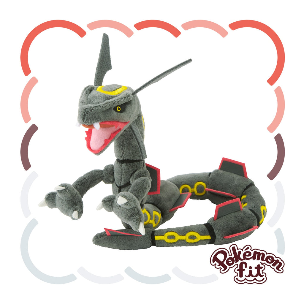 Rayquaza Black Plush Doll fit Pokemon Center Japan 2024