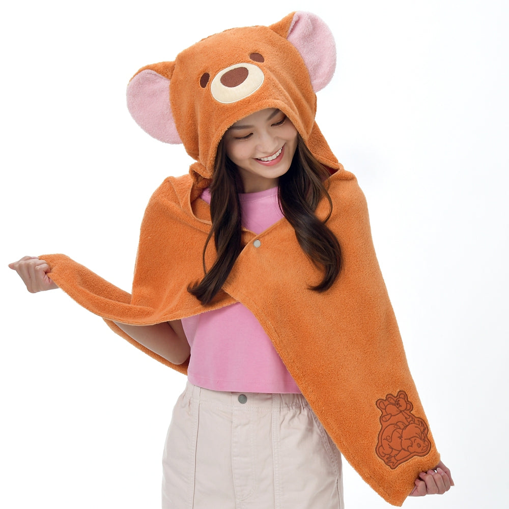 Michael's Teddy Bear Hooded Towel FEEL LIKE PETER PAN Disney Store Japan 2024