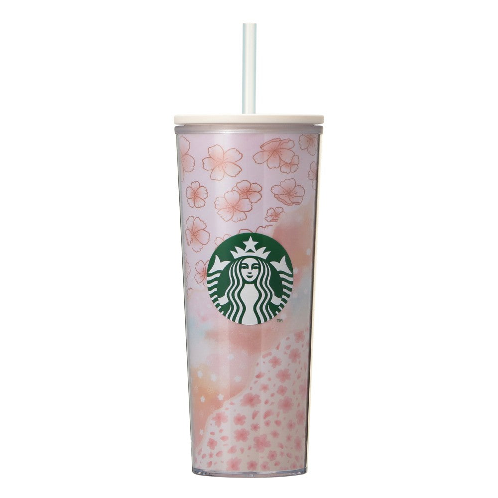 Starbucks Japan SAKURA 2025 Cold Cup Tumbler Layered 414ml