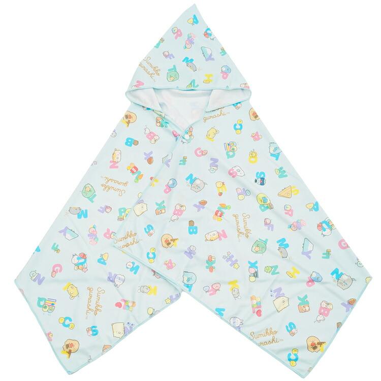 Sumikko Gurashi Kids Hooded Poncho Summer San-X Japan 2025