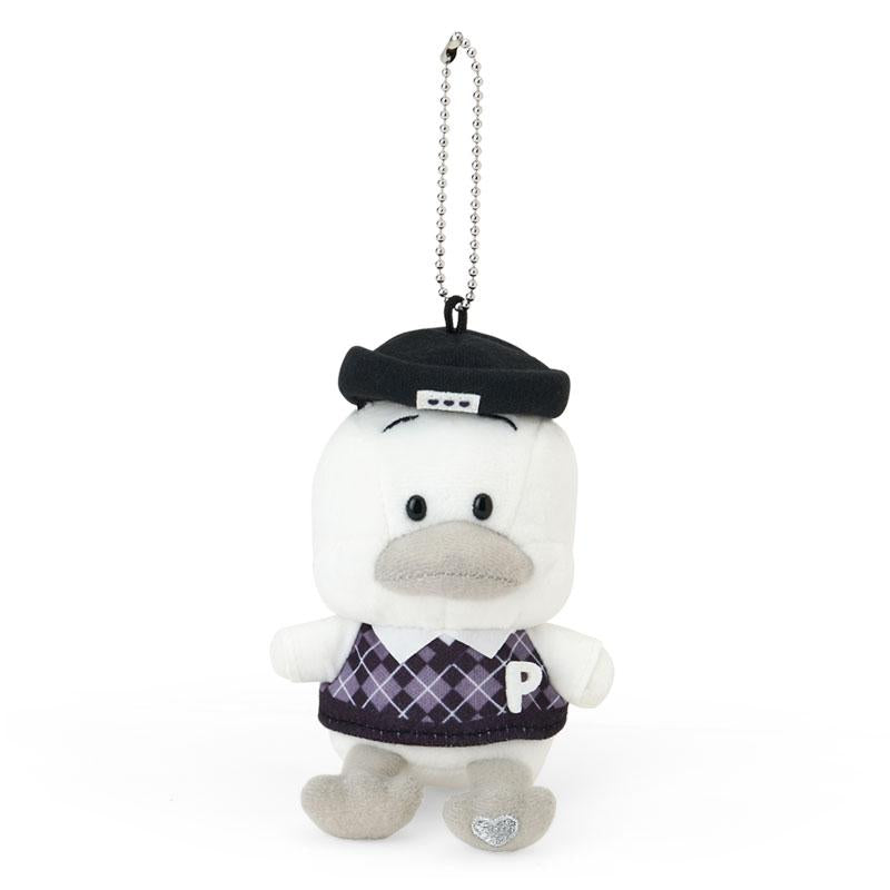 Ahiru no Pekkle Plush Mascot Holder Keychain Monotone Sanrio Japan 2025