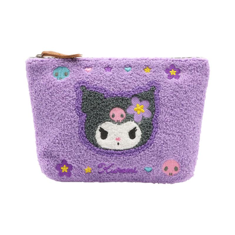 Kuromi Pouch Flower Sagara Embroidery Sanrio Japan 2024