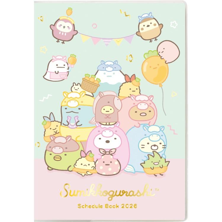 Sumikko Gurashi 2026 Schedule Book B6 Weekly Eto Zodiac Horse San-X Japan