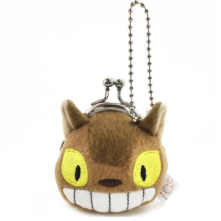 My Neighbor Totoro Neko Cat Bus mini Plush Clasp Pouch Studio Ghibli Japan