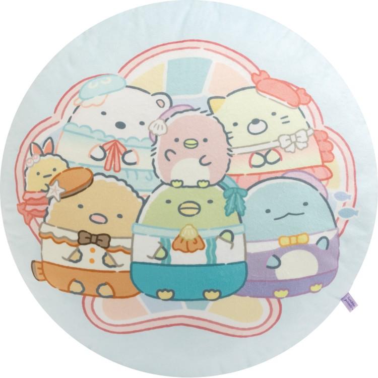Sumikko Gurashi Round Cushion Penguin Lagoon San-X Japan 2025