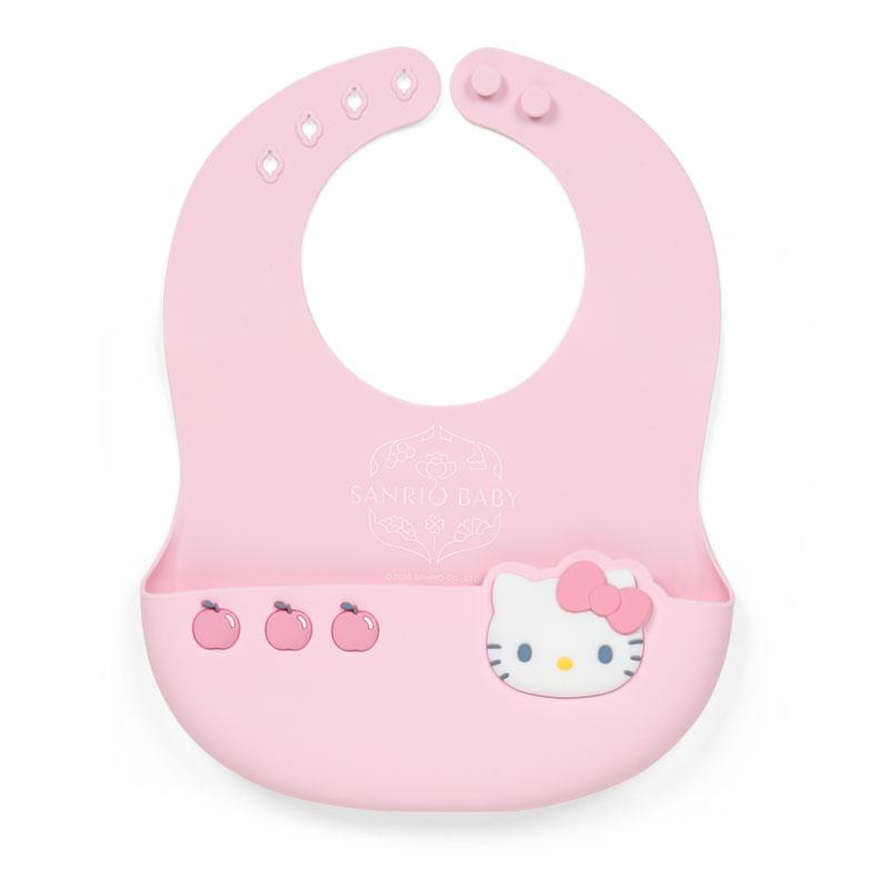 Hello Kitty Silicone Baby Bib Feeding Sanrio Japan