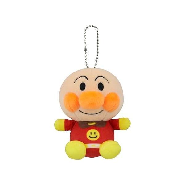 Anpanman Mochi Fluffy Marshmallow Plush Keychain Japan