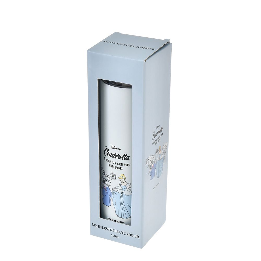 Cinderella Straw Stainless Tumbler Disney Store Japan 2025